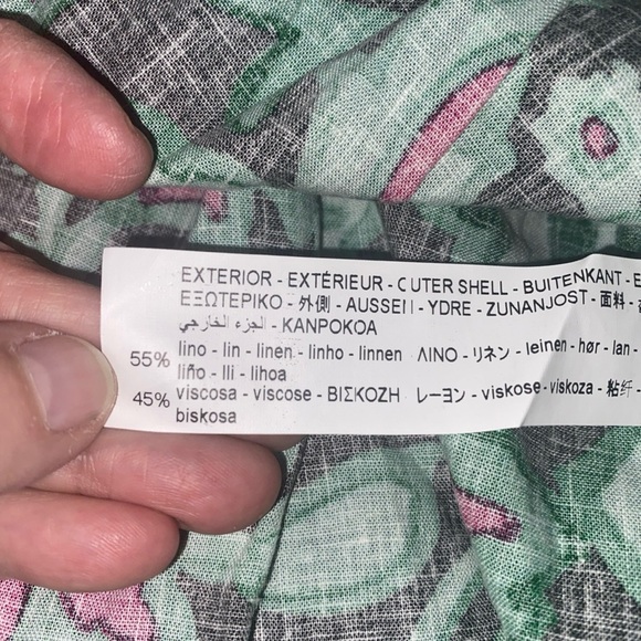 Zara Skater Mini Skirt in Pink and Blue for Resort Wear - SIZE XS - NWT - Picture 8 of 9